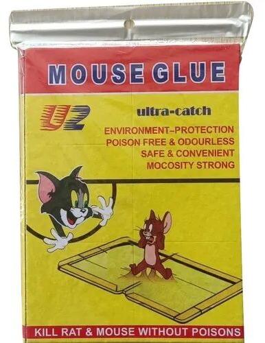 Cardboard Mouse Glue Trap, Color : Yellow