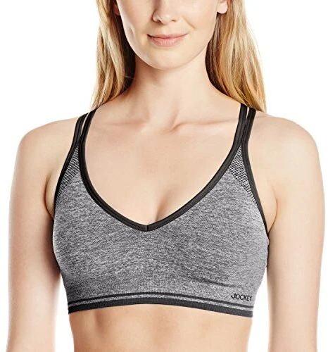 Jockey Sports Bra, Color : Grey Black