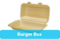 Rectangular Disposable Burger Box, For In Restaurants, Feature : Eco Friendly