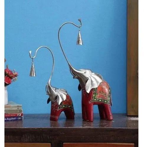 Iron Set Of 2 Elephant Bell