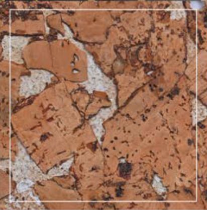 Multicolor Square Thick Grained Cork Wall Panel