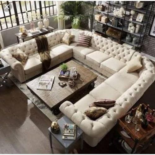 Chester U Shaped Sofa Set, For Living Room