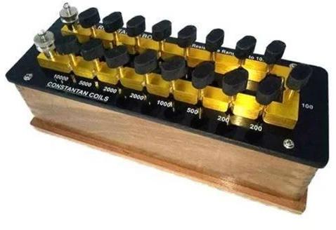 Adarsh International Polished Brass Decade Resistance Box, Color : Golden