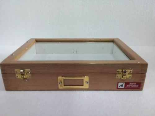 Adarsh International Plain Wood Insect Storage Box For Laboratory Use
