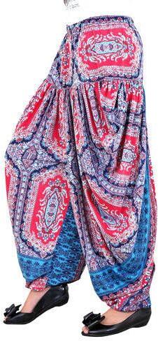 Printed Full Dhoti Patiala Salwar, Size : FREE 