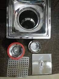 Coated Stainless Steel Drain Trap, For Drainage Clean, Feature : Corrosion Proof, Durable