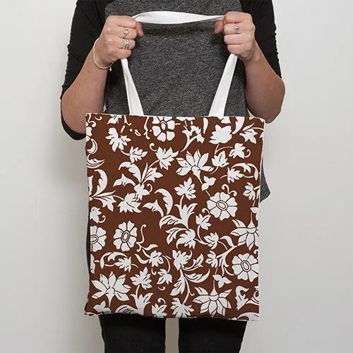 Printed Cotton Bag, Size : 40x40 Cm