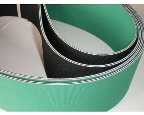 PVC Endless Flat Belt, Color : Black, Green