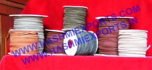 Flat Nubuck Suede Leather Cord