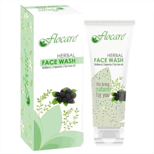 Flocare Mulberry Herbal Face Wash, Packaging Size : 75 Ml