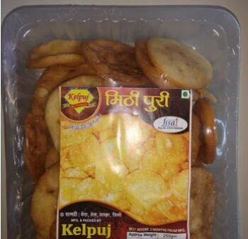 Kelpuj Meethi Puri, Packaging Size : 250 Gm