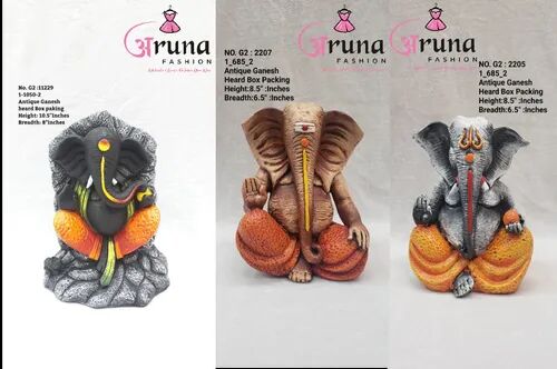 Lord Ganesha Statue, Packaging Type : Brown Box