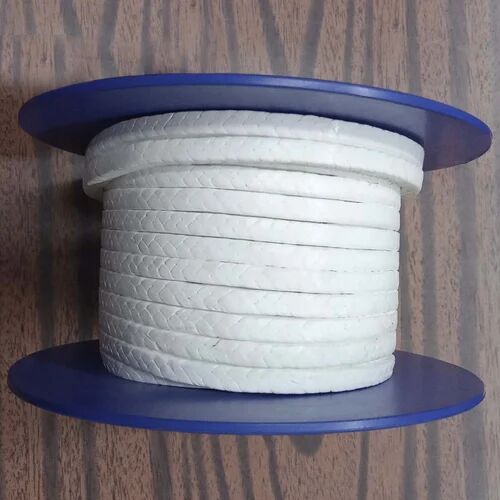 White PTFE Packing, Size : 6 Mm