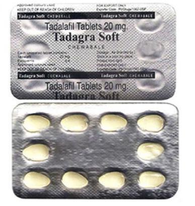 Tadagra Soft Tablets, Packaging Type : Blister