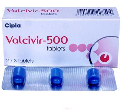 Valcivir-500 Tablets, Packaging Type : Blister