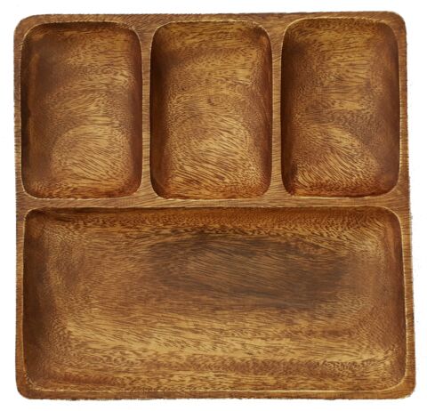 Acacia Wood Square Tray
