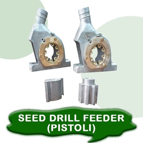 Mild Steel Pistoli Seed Drill Feeder, For Agriculture, Feature : Long Life