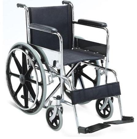 Stainless Steel Wheel Chair, Frame Material : Plastic