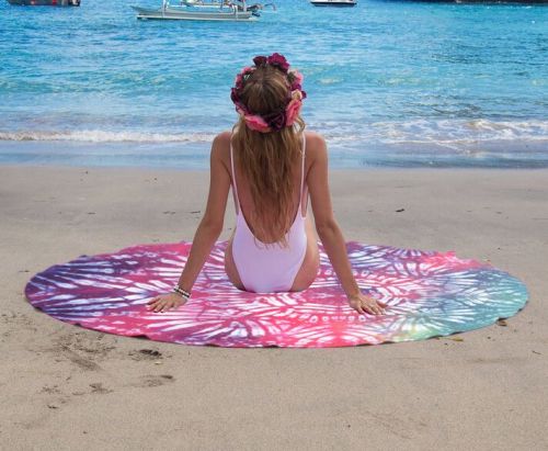 Cotton Watermelon Shaped Round Beach Towel 150cm for Gift, Home