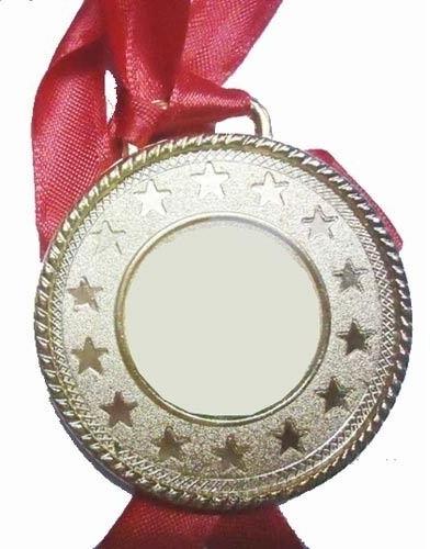 Round Star Medal, For Award Ceremony, Packaging Type : Box