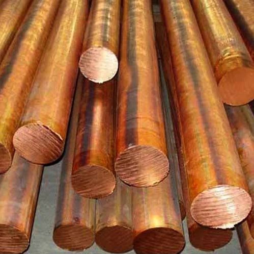 Golden Someshwar Round Polished Phosphor Bronze Rods, For Construction