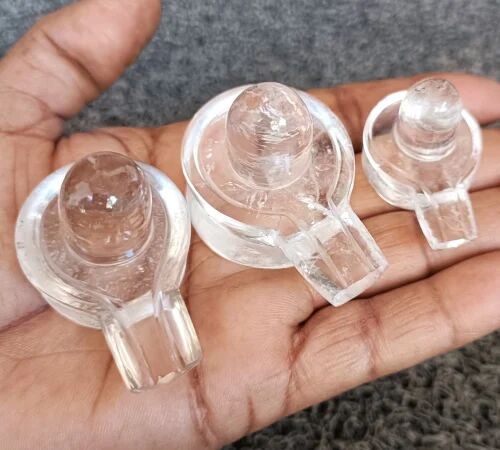 White Crystal  Crystal Shivling