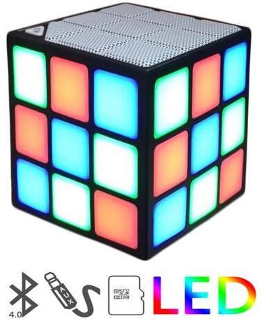 Mini Magic Cube Colorful Wireless Portable Bluetooth Speaker