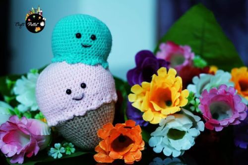 Plain Crochet Handmade Doll, Color : Mulicolor