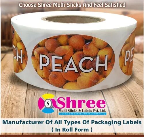 Polyster Fruits Packaging Labels, Packaging Type : Roll/Sheet