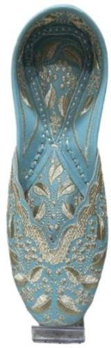 Leather Embroidered Khussa Jutti, Style : Party Wear