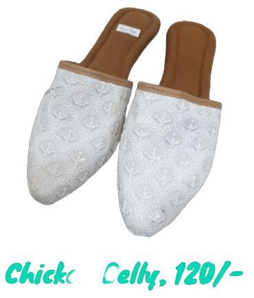 Ladies Chikankari Mules, Occasion : Casual Wear