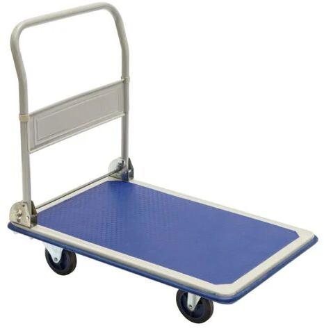 Janki Enterprise Stainless Steel Foldable Platform Trolley