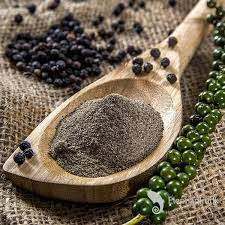 Brown Indian Roots Raw Black Pepper Powder, For Cooking, Certification : FSSAI Certified