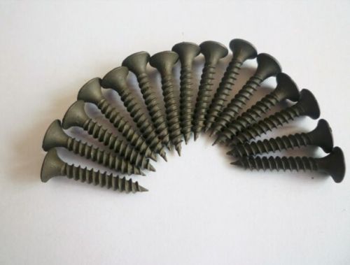 Carbon Steel Fine Thread Drywall Screw, Packaging Type : Black