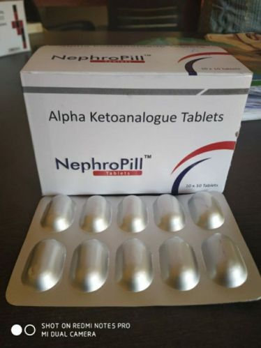 Silver Alpha Ketoanalogue Tablets, For Clinical, Grade Standard : Medicine Grade