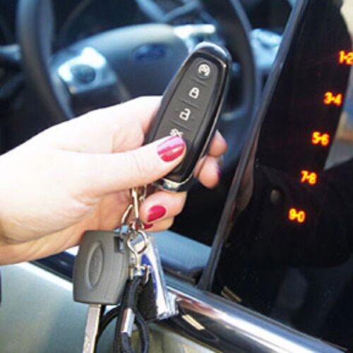 RD Door Central Locking, Color : Black