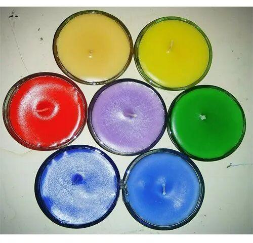 Round Chakra Healing Candles, Packaging Type : Packets