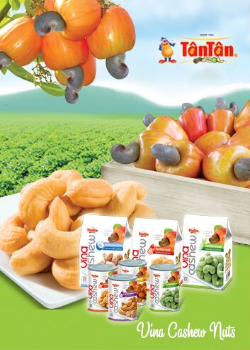 Cashew nuts, Brand Name : Tan Tan, Certification : FDA for Snacks