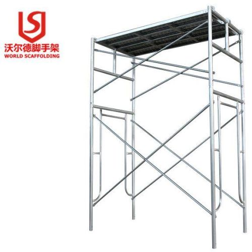 Steel Galvanized Construction Main Frame Scaffolding Painted