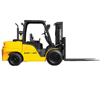 Diesel Forklift, Colour:Black and Yellow