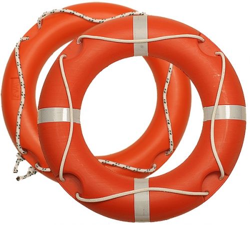 Multicolor Round Rubber LIFEBUOY, For Emergency Rescue, Feature : Durable, Light Weight