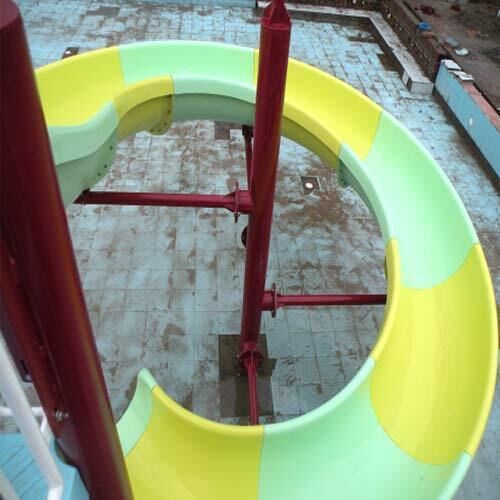FRP(fibre Reenforced Plastic) Body Water Slide, Color : Yellow, Green