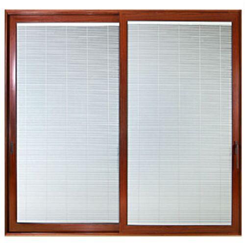 Aluminium Sliding Door With Automatic Or Manual Blinds