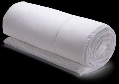 White Square Cotton Plain Mattress Protector, For Home, Hotel, Technics : Machine Made