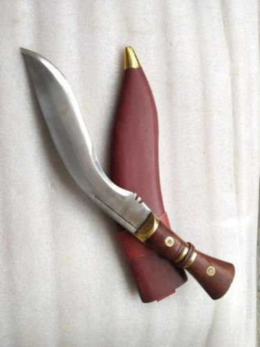 Silver Leather High Carbon Steel Khukri