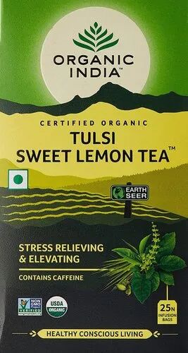 Organic India Lemon Tea, Packaging Size : 25 Teabags