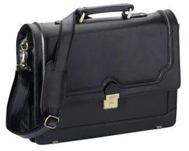 Progift Leather Briefcase, For Promotional Work, Gift Item, Color : Black