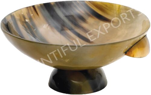 Coated Designer Horn Bowls, Size : 3Inch, 4Inch, 5Inch