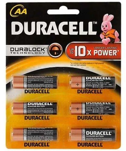 Duracell Aa Lr06 Alkaline Batteries, For Digital Cameras, Photo Flash, High Powered Toys, Shavers