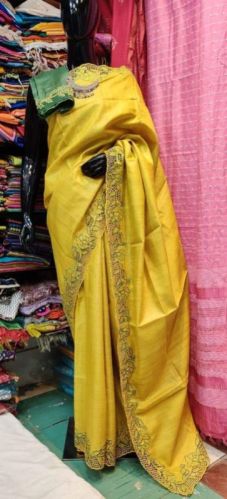 Handloom Silk Sarees, For Easy Wash, Anti-wrinkle, Age Group : Adults